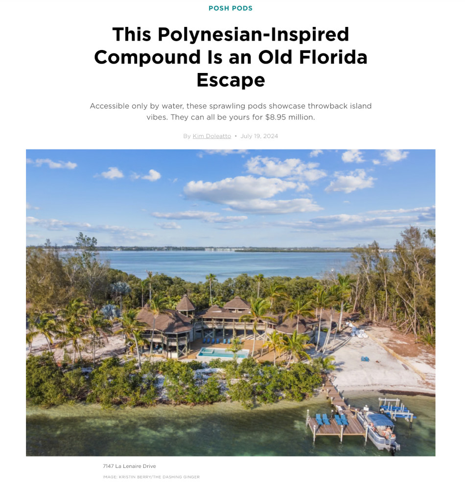 Posh Pods — Sarasota Magazine
